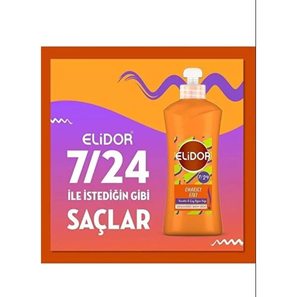 ELİDOR SAÇ NEMLENDİRİCİ BAKIM KREMİ 7\24 300 ML