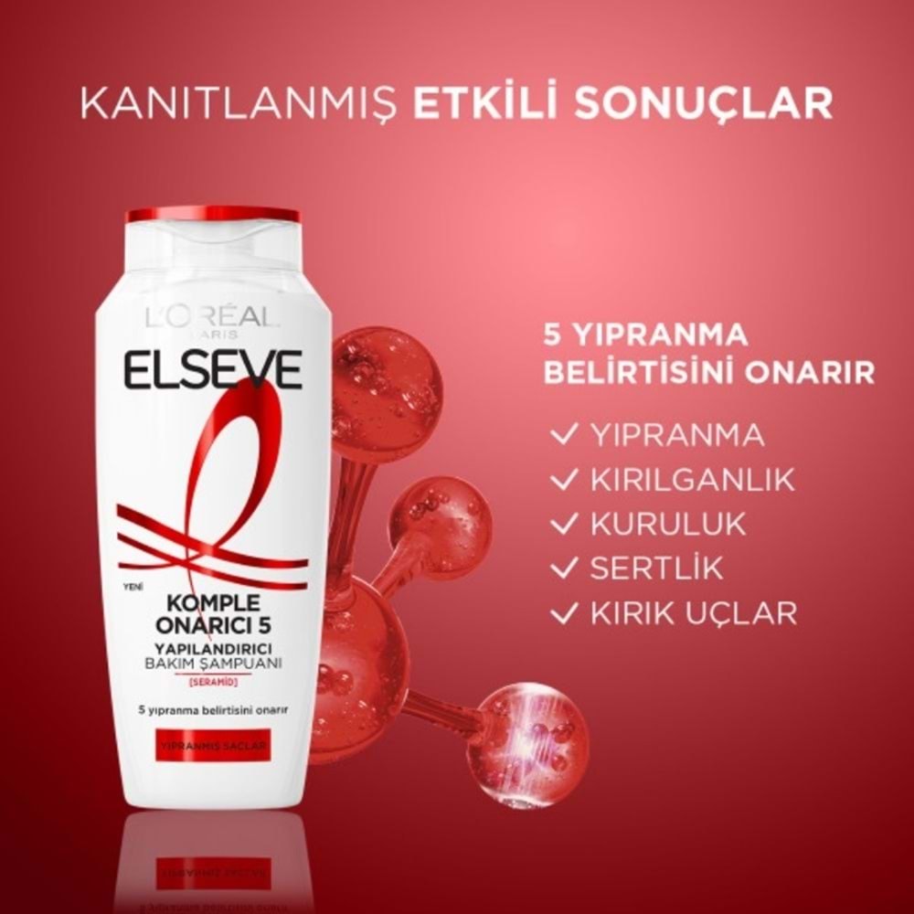 ELSEVE ŞAMPUAN 300 ML KOMPLE ONARICI