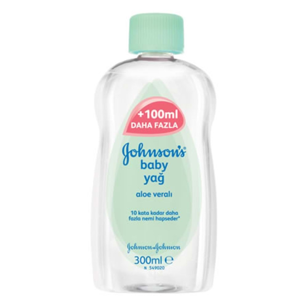 JOHNSON BEBE YAĞI 300 ML ALEO VERA