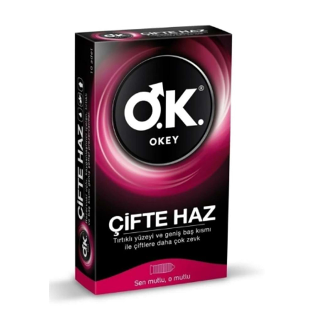 OKEY PREZERVATİF ÇİFTEHAZ 10 LU