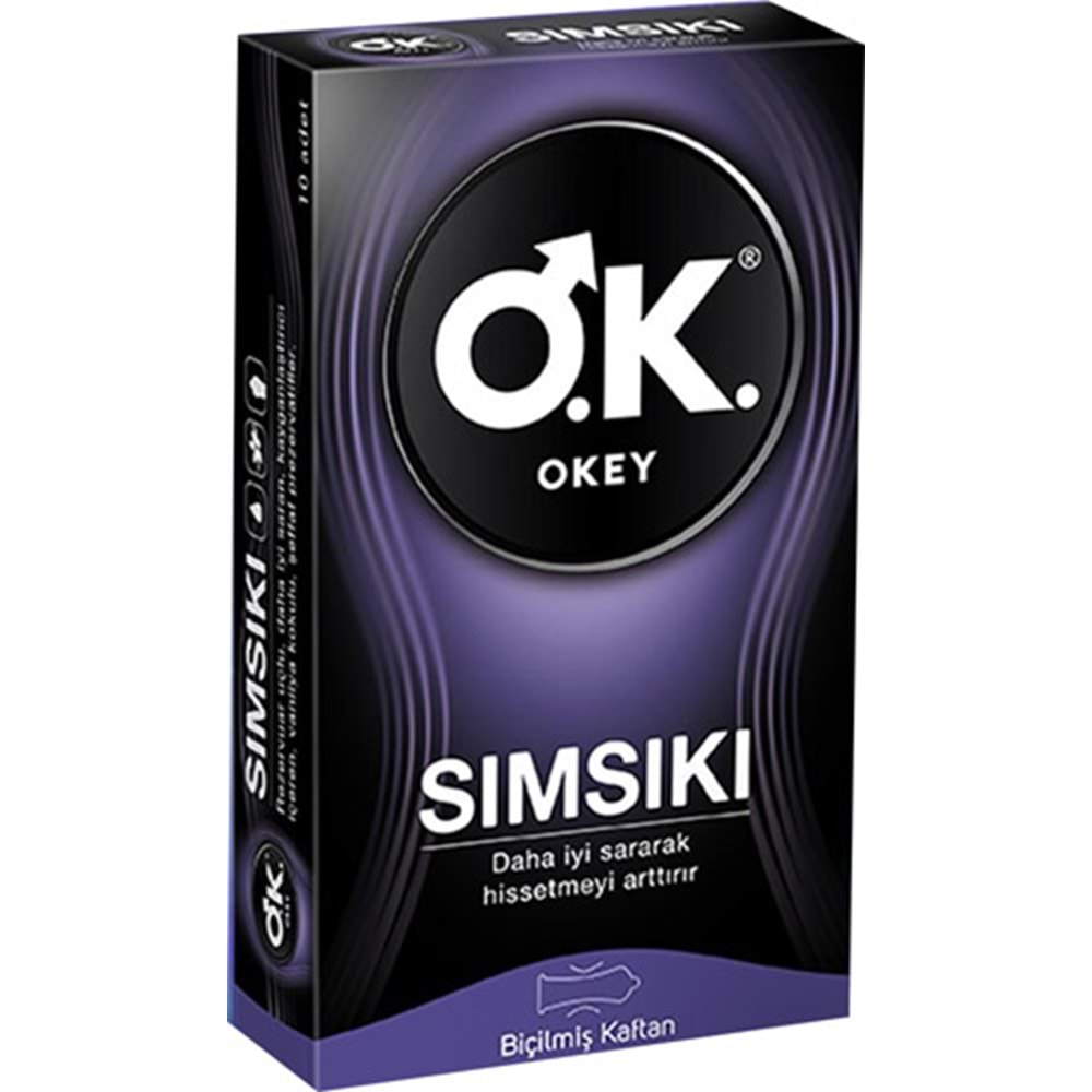 OKEY PREZERVATİF SIMSIKI 10 LU