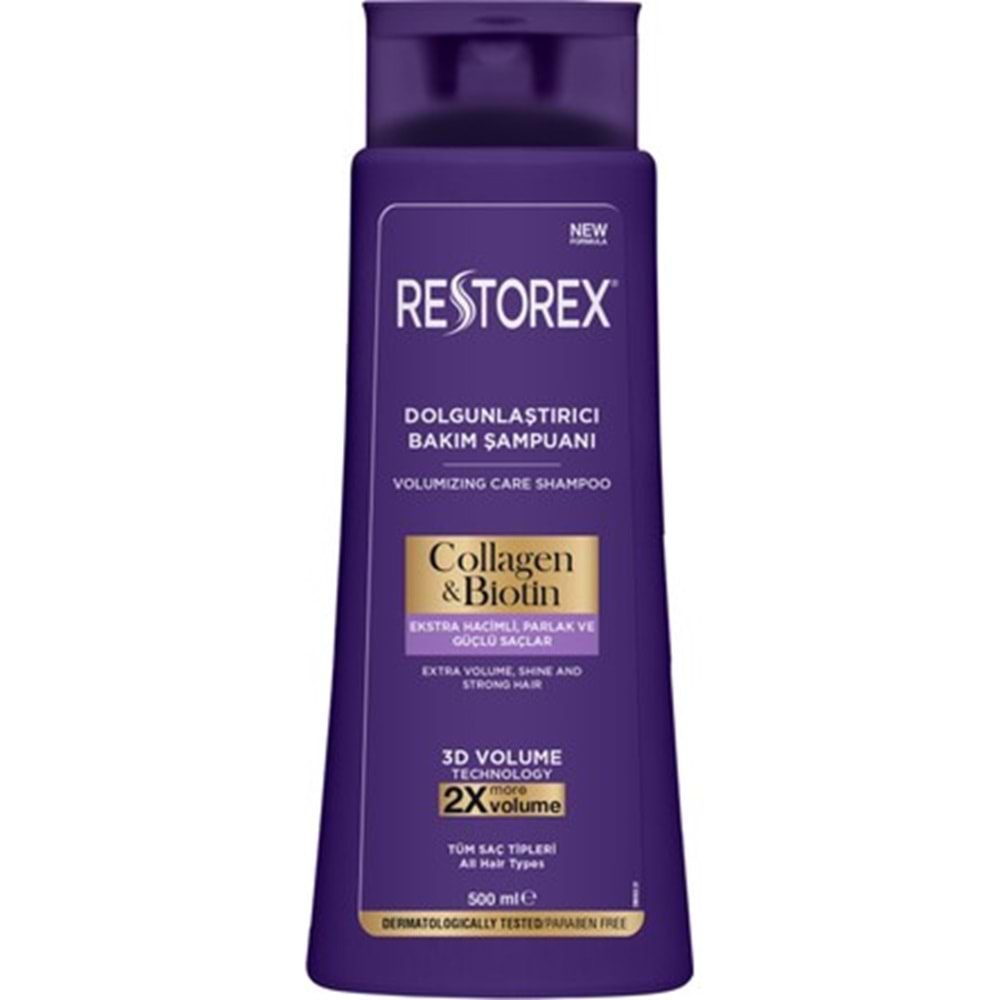 RESTOREX ŞAMPUAN 500 ML COLLAGEN MOR