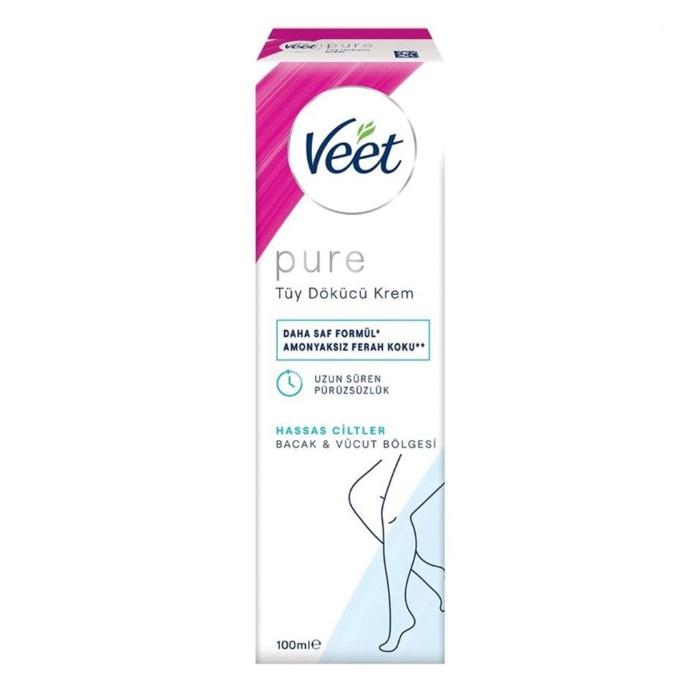 VEET TÜY DÖK. KREM HASSAS CİLT 100 GR MAVİ