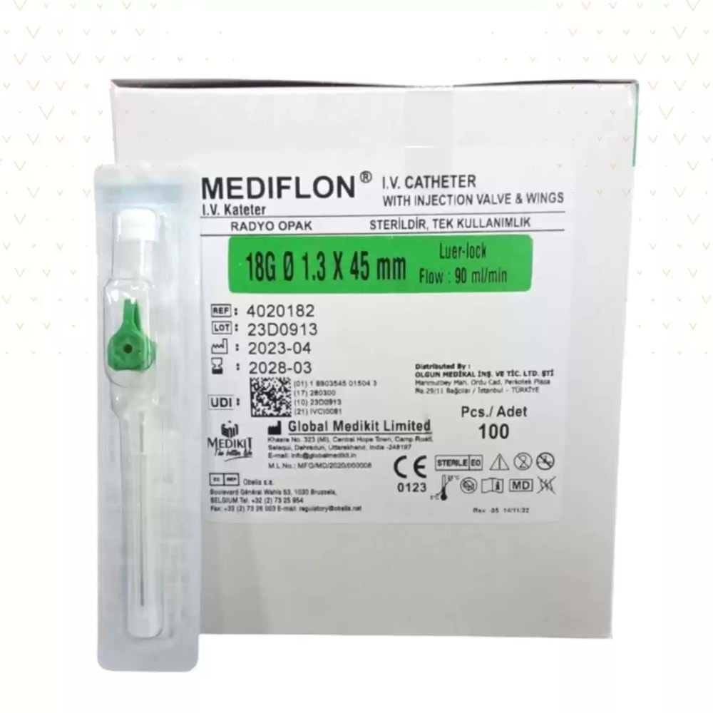ANJİOKAT YEŞİL İNTRAKET MEDİFLON