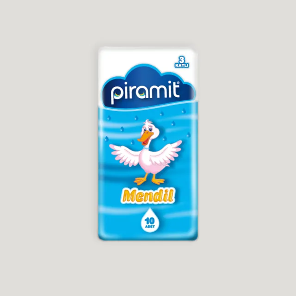 PİRAMİT CEP MENDİL 10 ADET X 10 LU