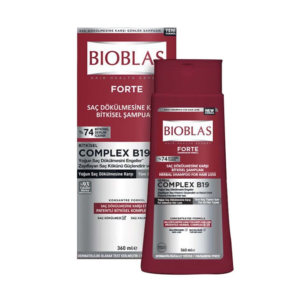 BİOBLAS ŞAMPUAN FORTE 360 ML