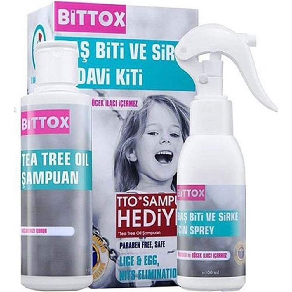 BİTTOX BİT SAVAR ŞAMP.HEDİYELİ METAL TARAK