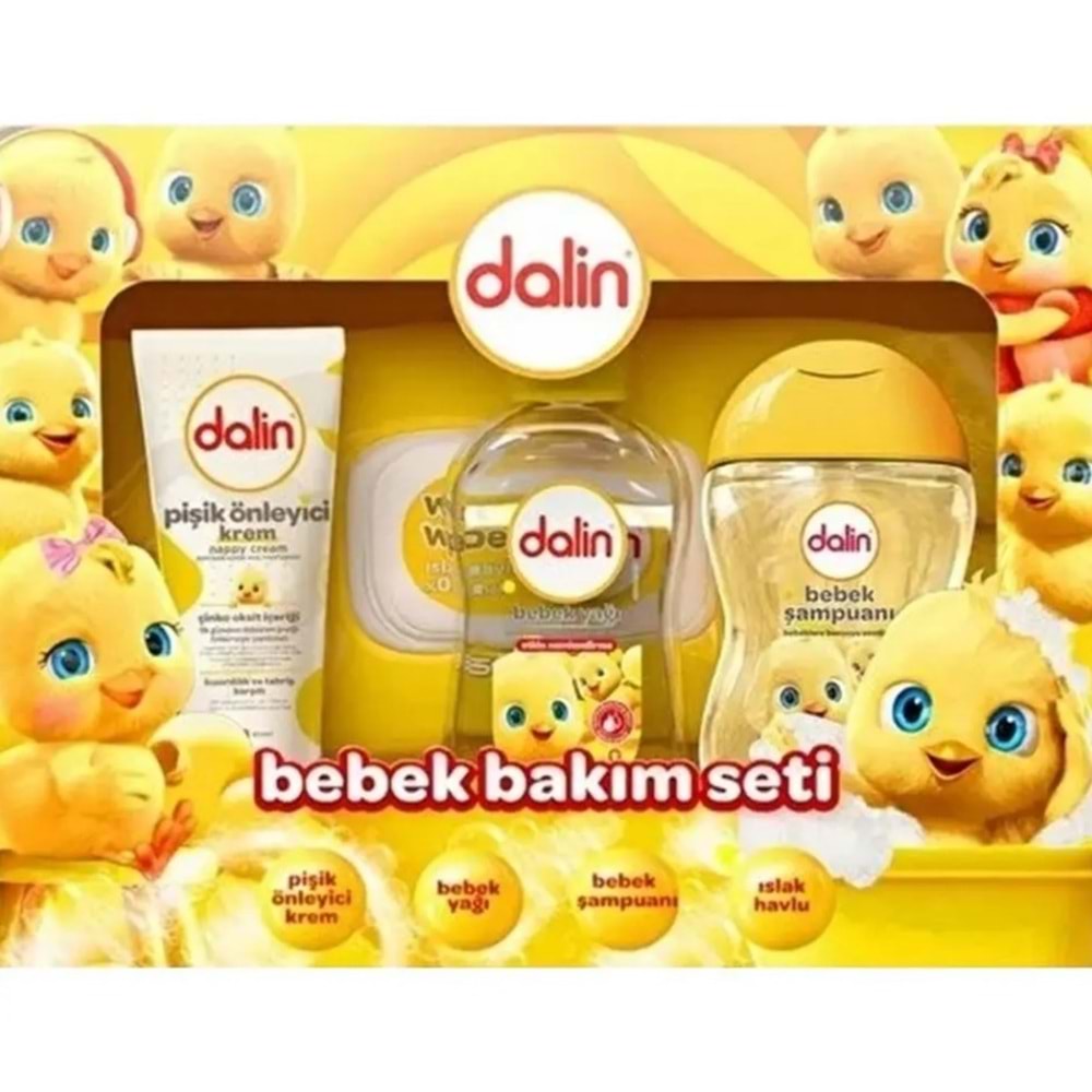 DALiN BABY BEBEK BAKIM SETİ KUTULU