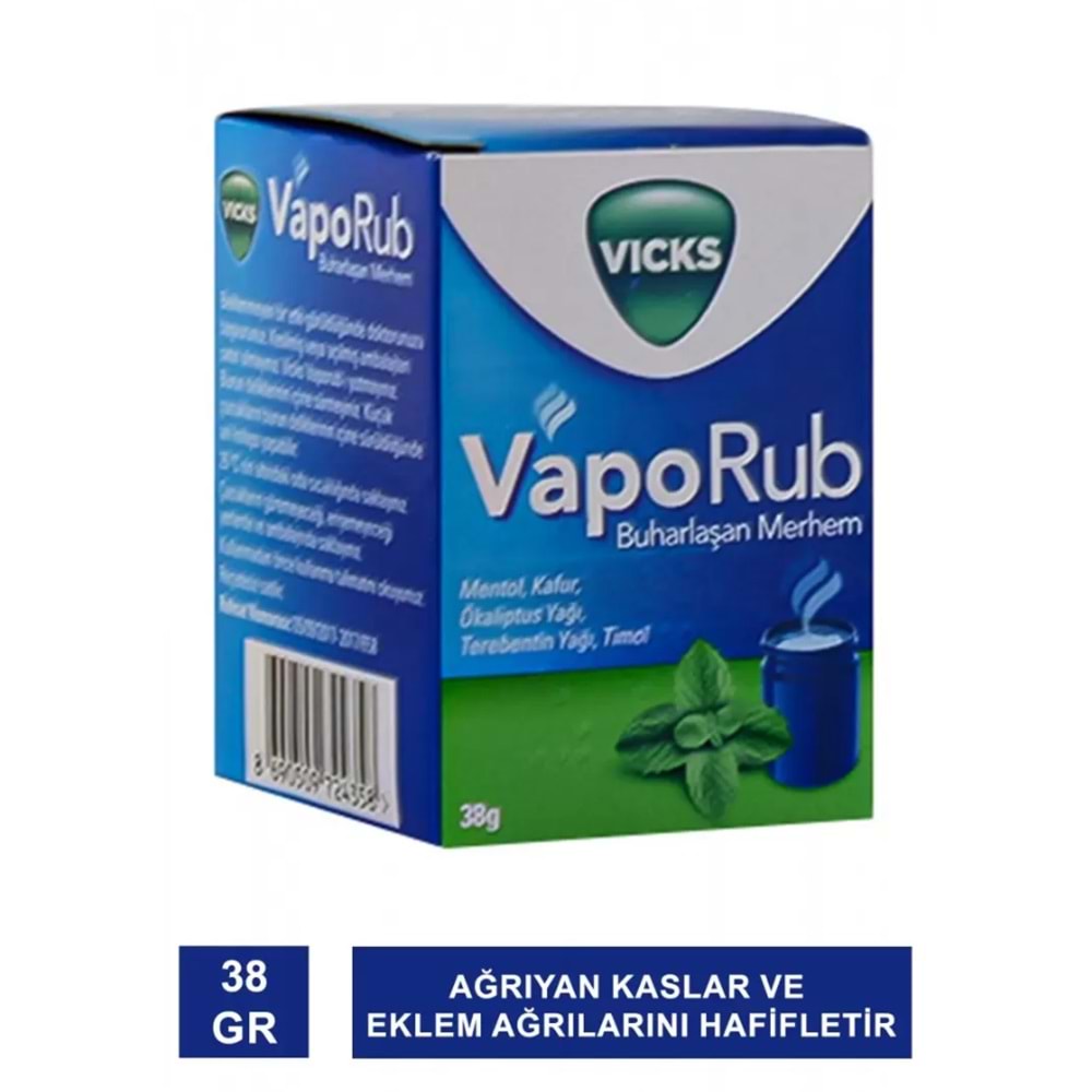 VİCKS VAPORUP ORJİNAL MERHEM 38 GR