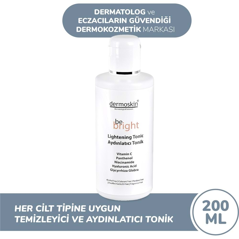 DERMOSKİN AYDINLATICI TONİK 200 ML