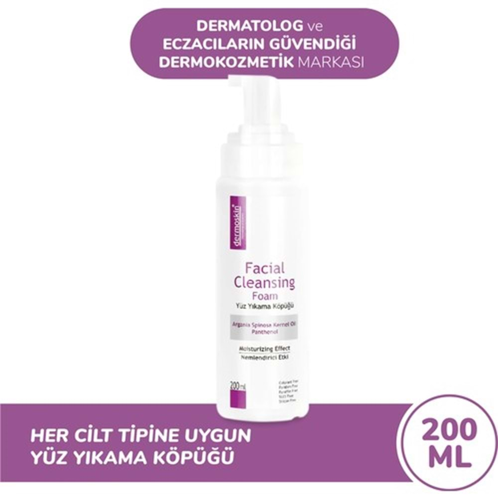 DERMOSKİN YÜZ YIKAMA KÖPÜĞÜ 200ML