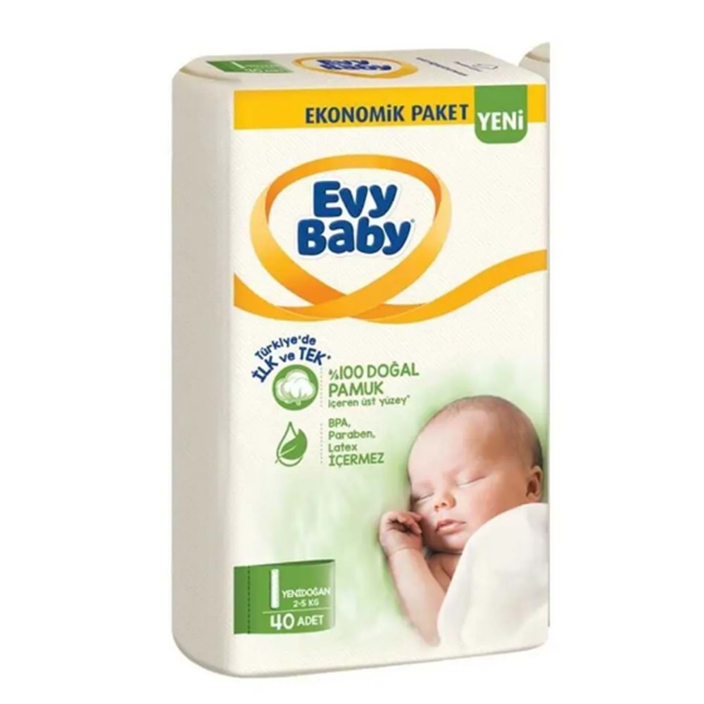 EVY BABY ÇOCUK BEZİ NO:1 40LI