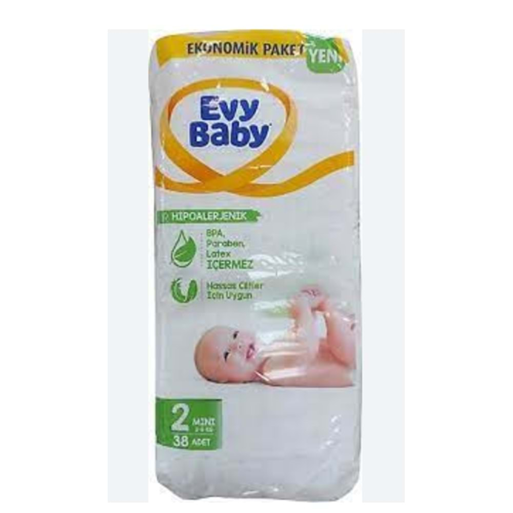 EVY BABY ÇOCUK BEZİ NO:2 38 Lİ