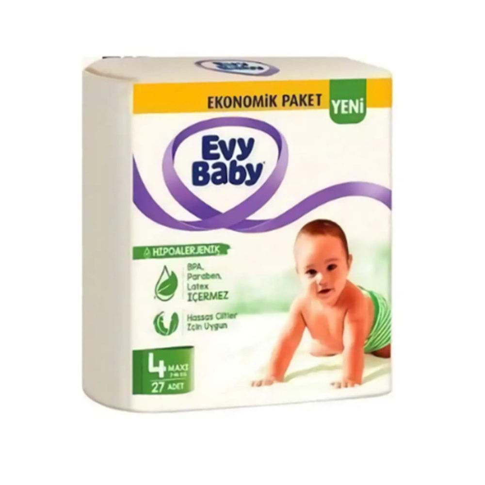 EVY BABY ÇOCUK BEZİ NO:4 27li