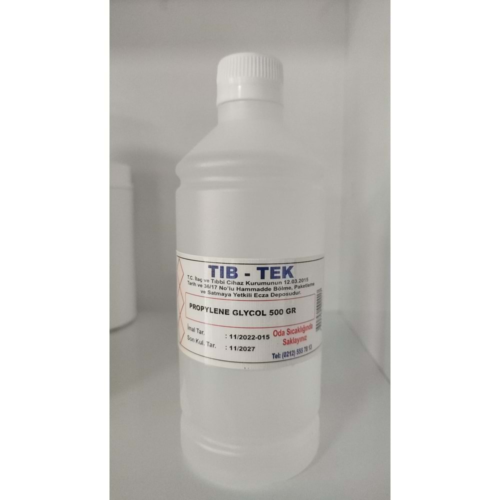 PROPİLEN GLİKOL 500 GR TIB-TEK