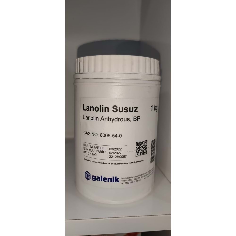 LANOLİN 1000 GR GALENİK