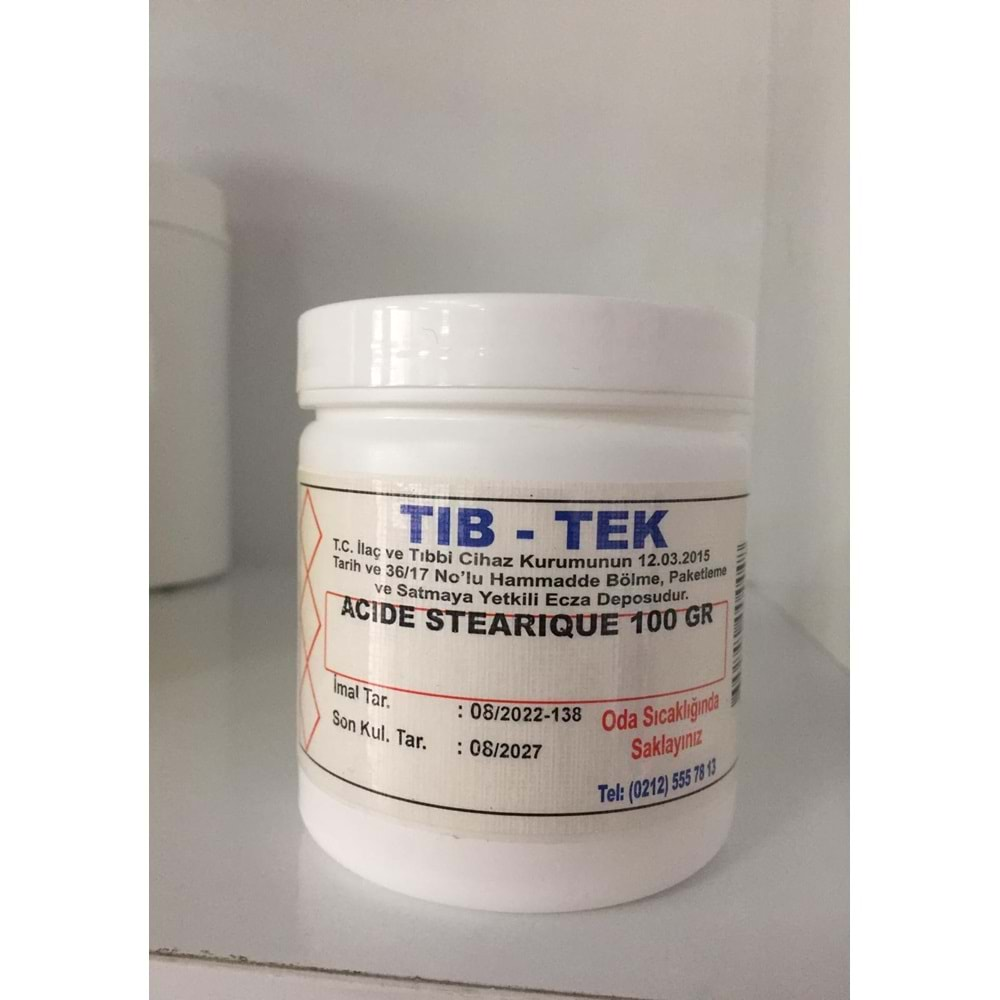 ASİT STEARİK 100 GR TIBTEK