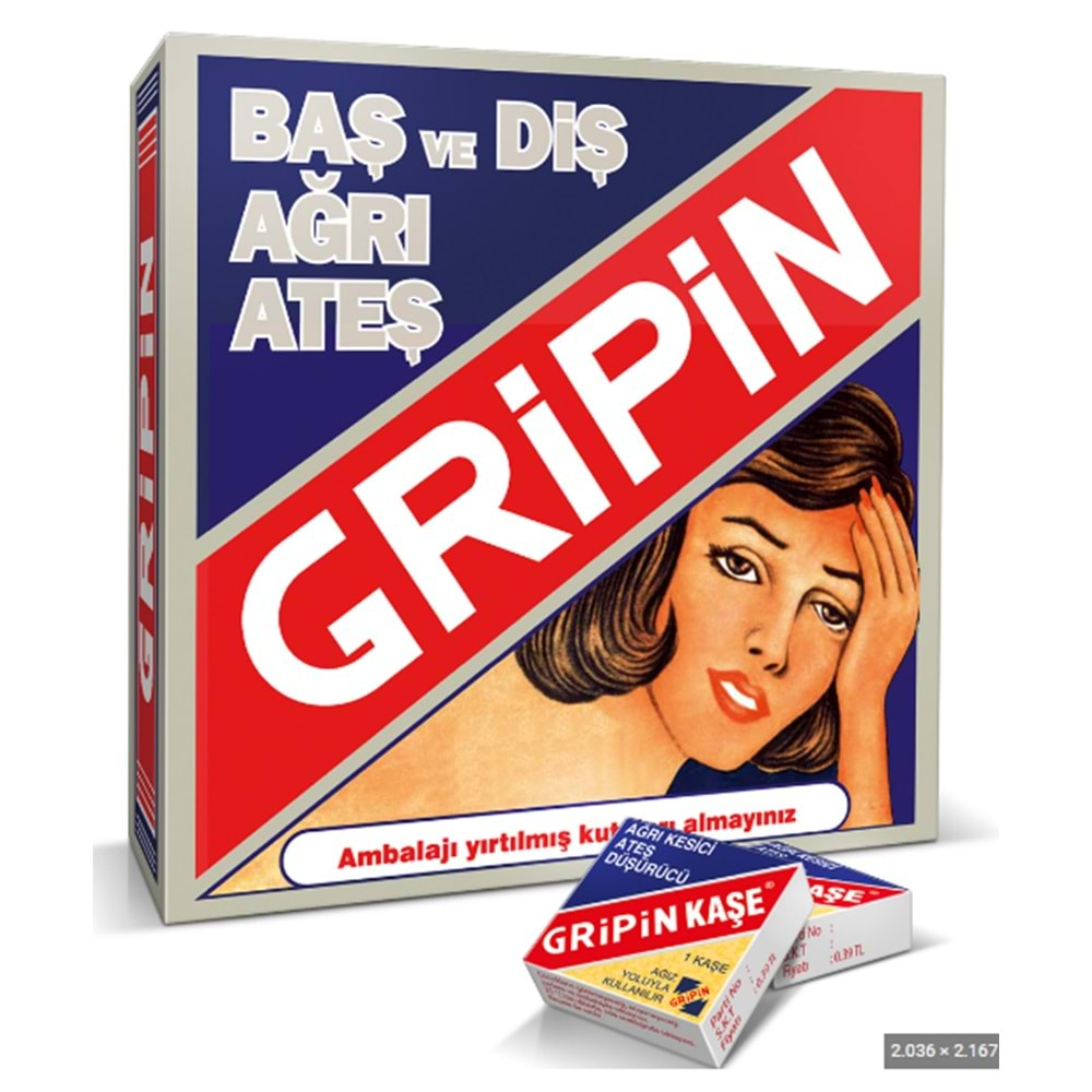 GRİPİN KAŞE 100 LÜ PKT