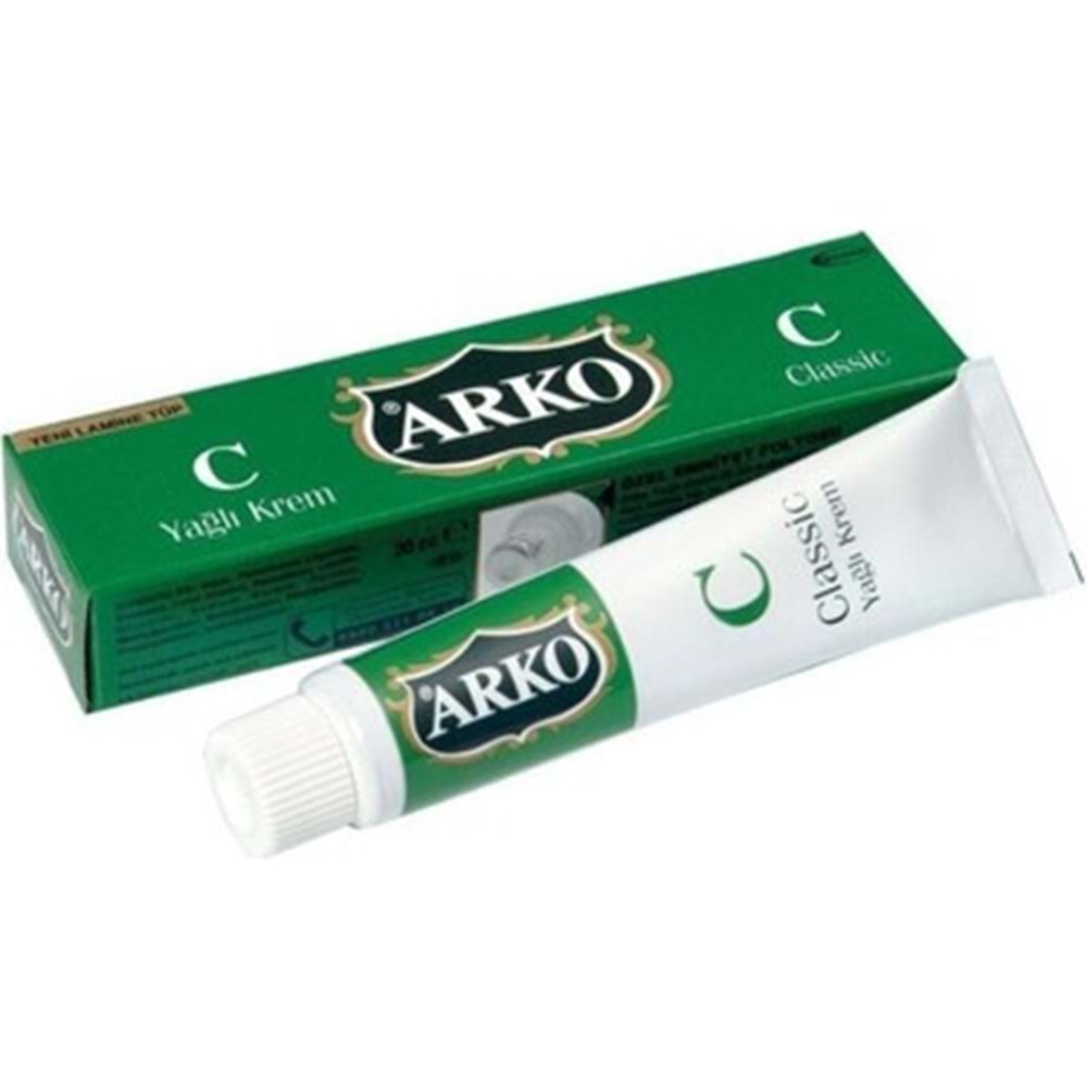 ARKO CLASSIC YAĞLI KREM TÜP 20 GR