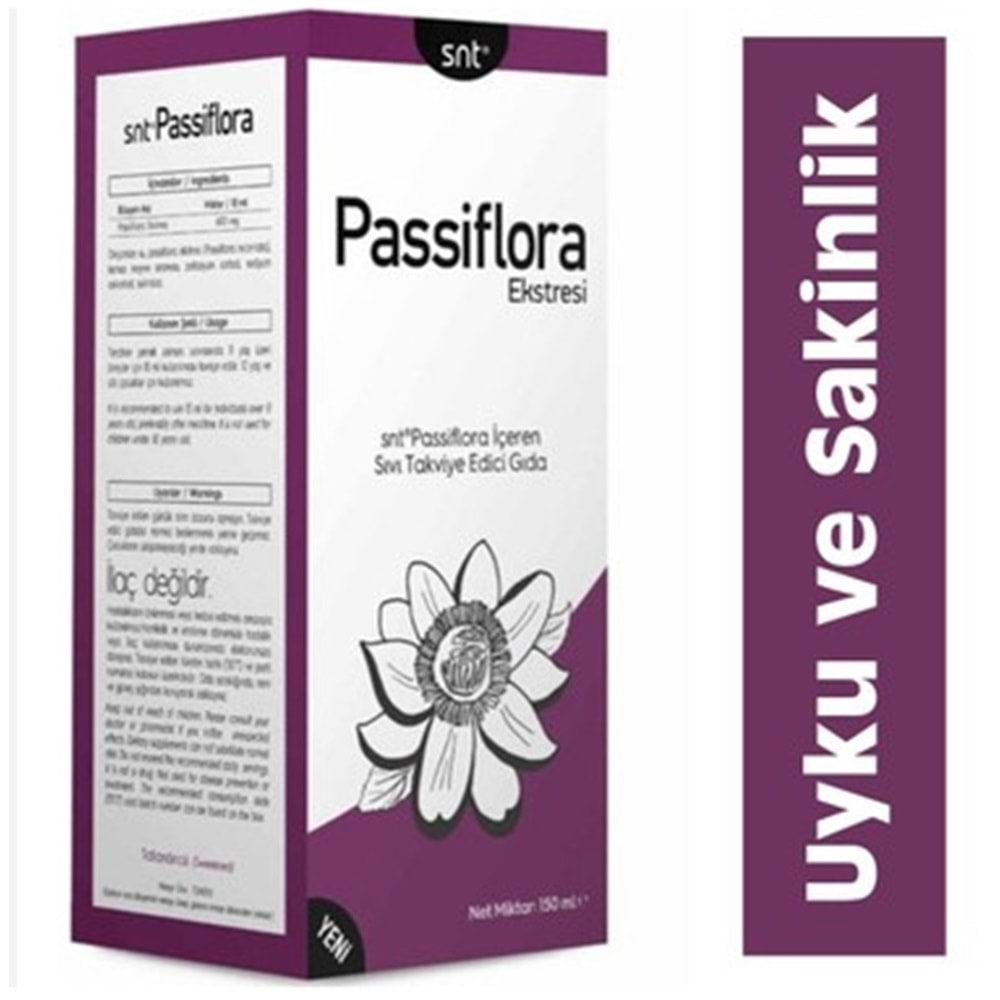 PASSİFLORA ŞURUP 150 ML SNT