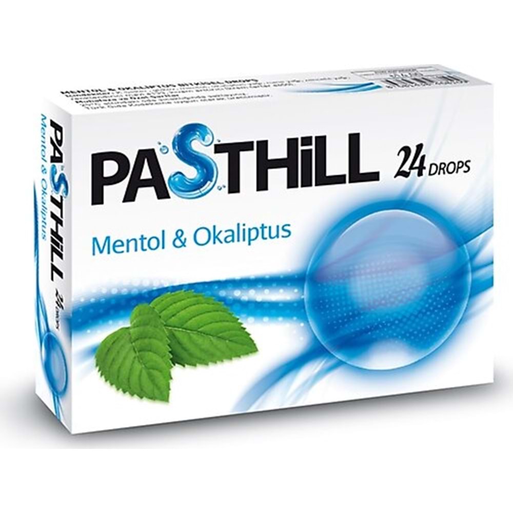 PASTHİLL BOĞAZ PASTİLİ MENTOLLÜ 24 DROPS