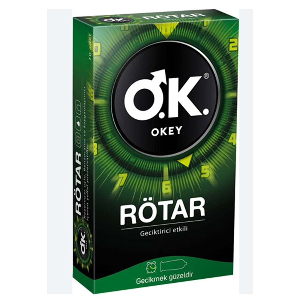 OKEY PREZERVATİF RÖTAR 10LU