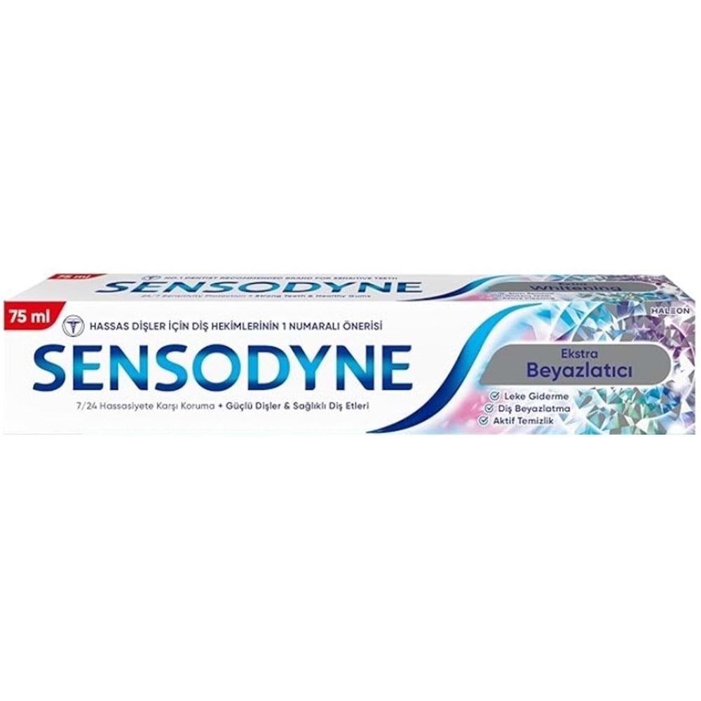 SENSODYNE DİŞ MACUNU EKSTRA BEYAZLIK 75 ML