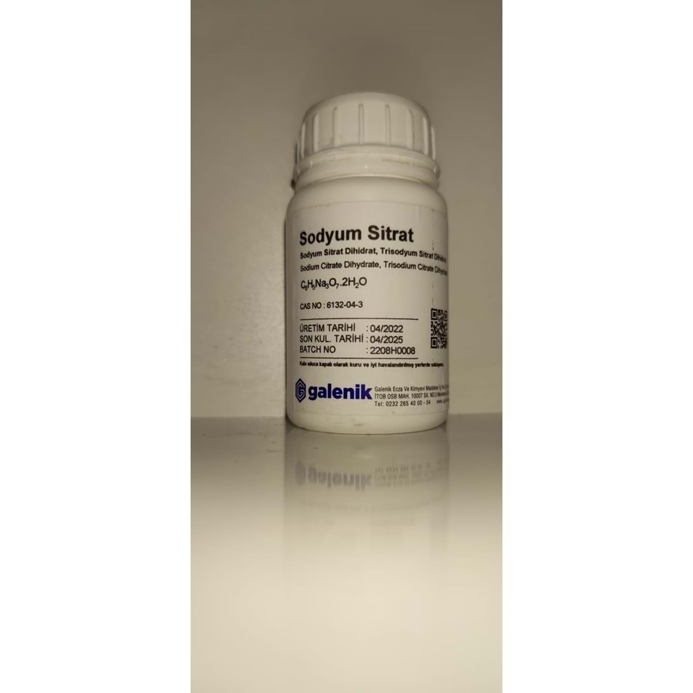 SODYUM SİTRAT 100 GR
