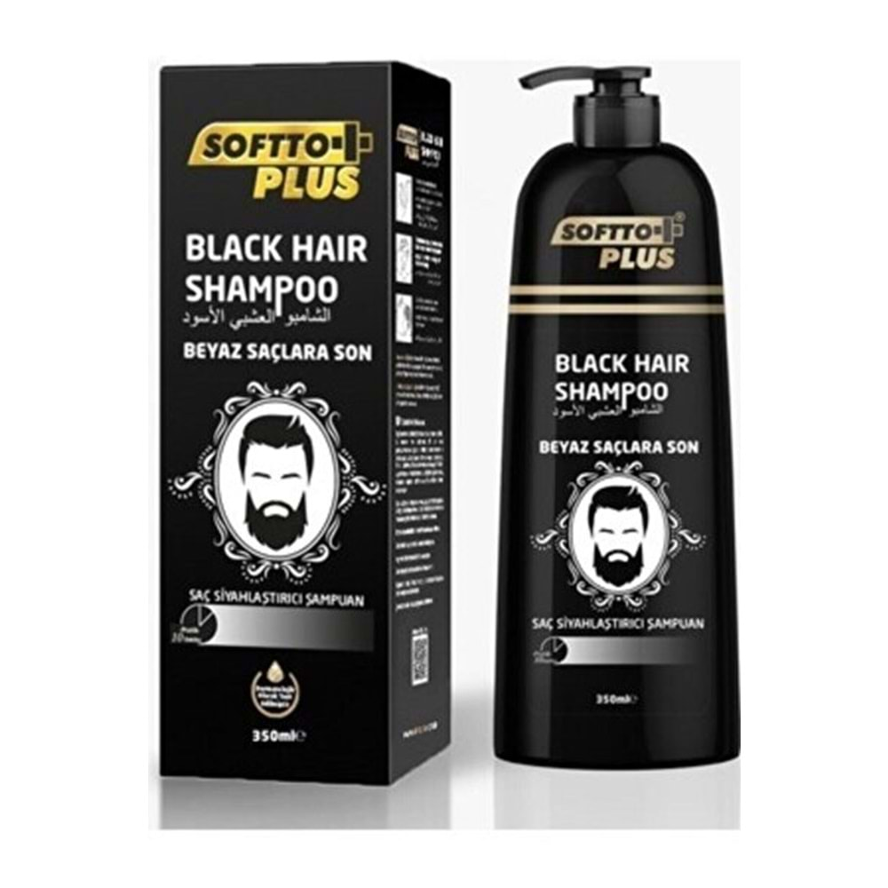 SOFTTO PLUS SİYAHLAŞTIRICI ŞAMPUAN 350 ML