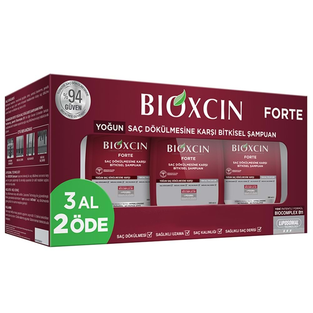 BİOXCİN ŞAMPUAN FORTE 3AL2 ÖDE