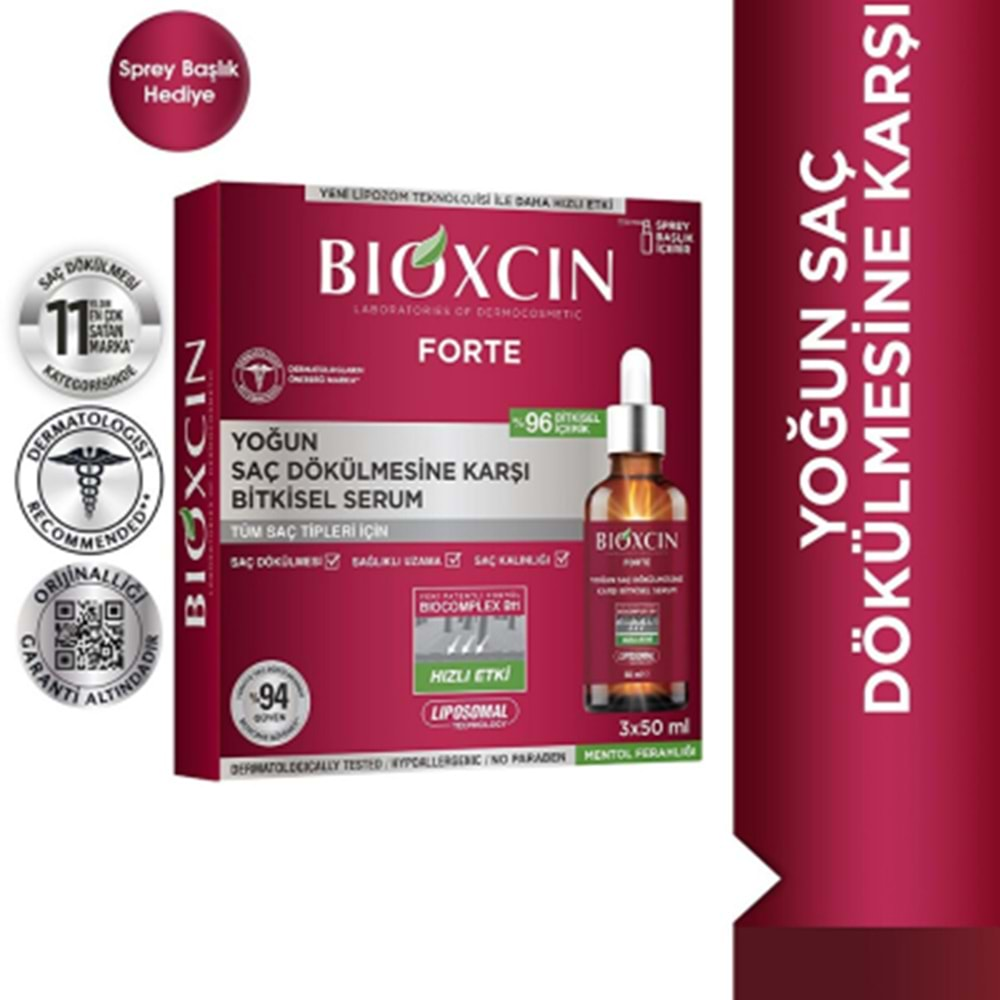 BİOXCİN SAÇ SERUM FORTE 3*50 ML