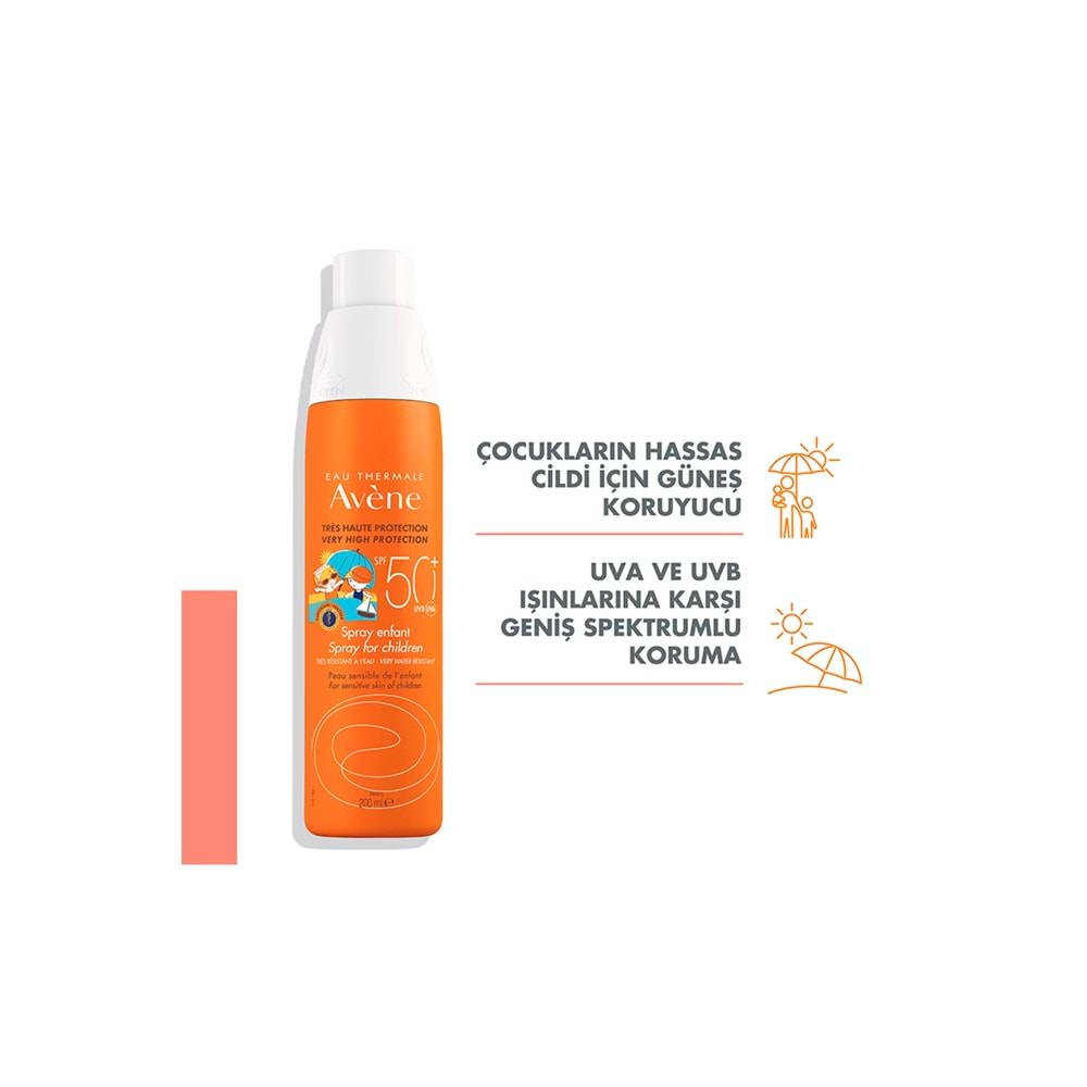 AVENE ÇOCUK GÜNEŞ SPREYİ 50+ 200 ML