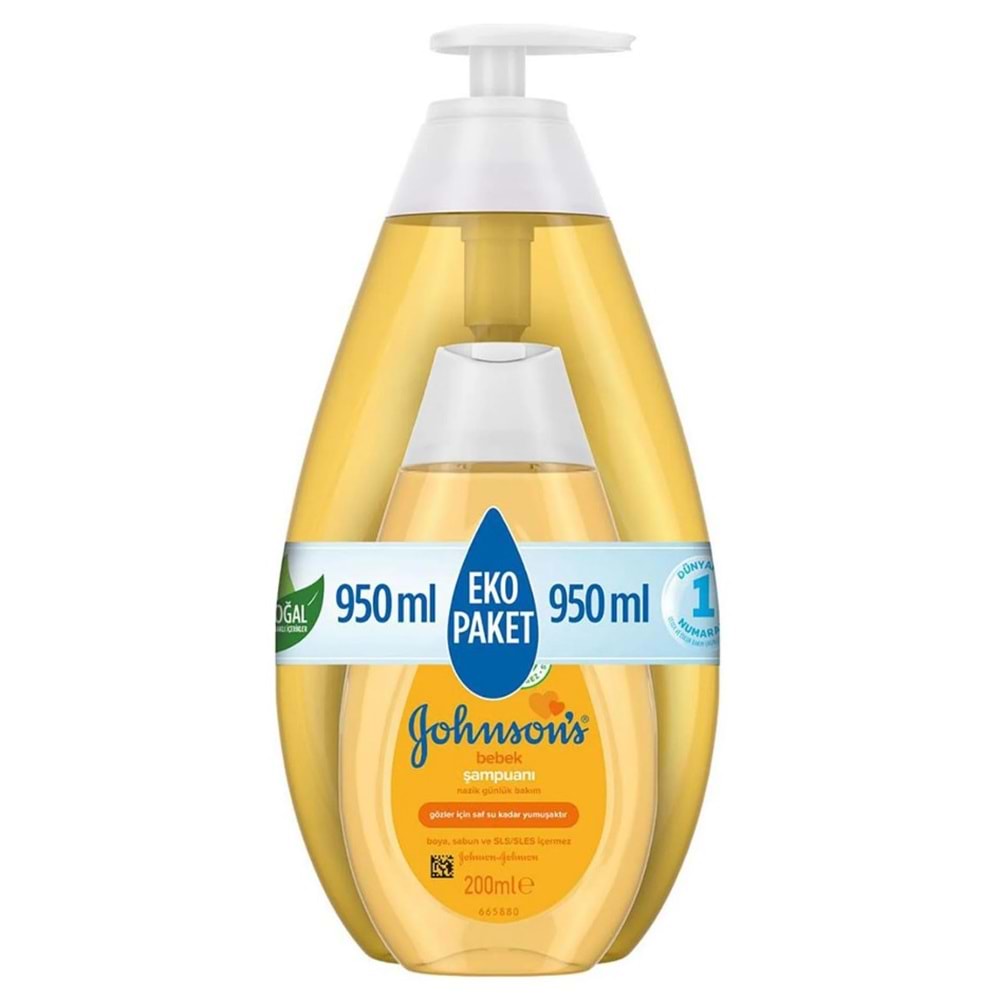 JOHNSONS BEBEK ŞAMPUANI 750 ML+200 ML