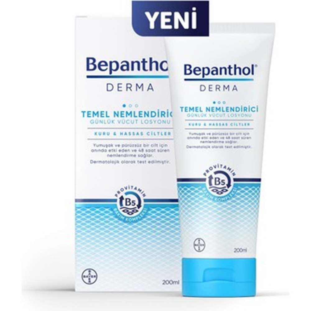 BEPANTHOL DERMA TEMEL NEM. 200 ML