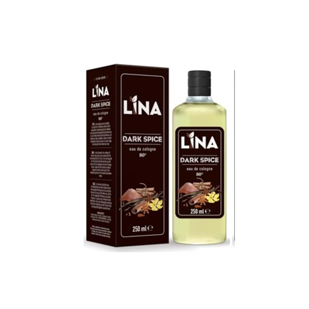 LİNA KOLONYA 250 ML % 80 DARK SPICE