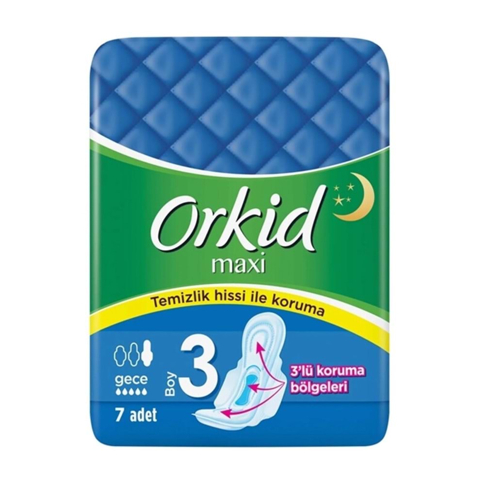 ORKİD MAXİ KANATLI GECE PED NO.3
