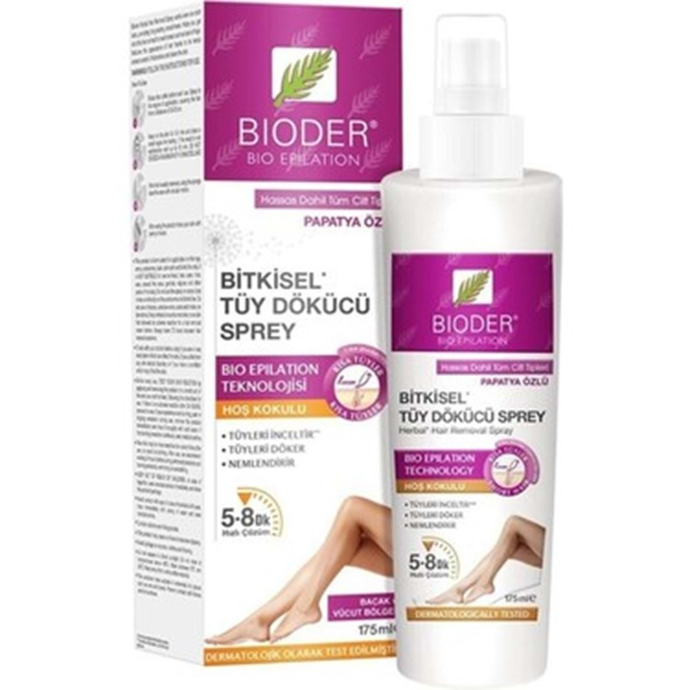 BİODER TÜY DÖKÜCÜ SPREY WOMEN 175 ML