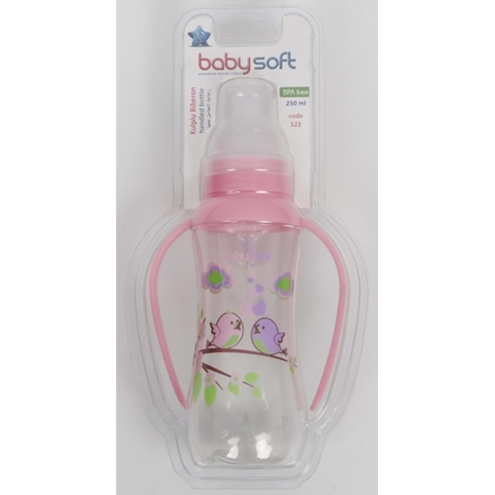 BABYSOFT 522 KULPLU BİBERON BÜYÜK