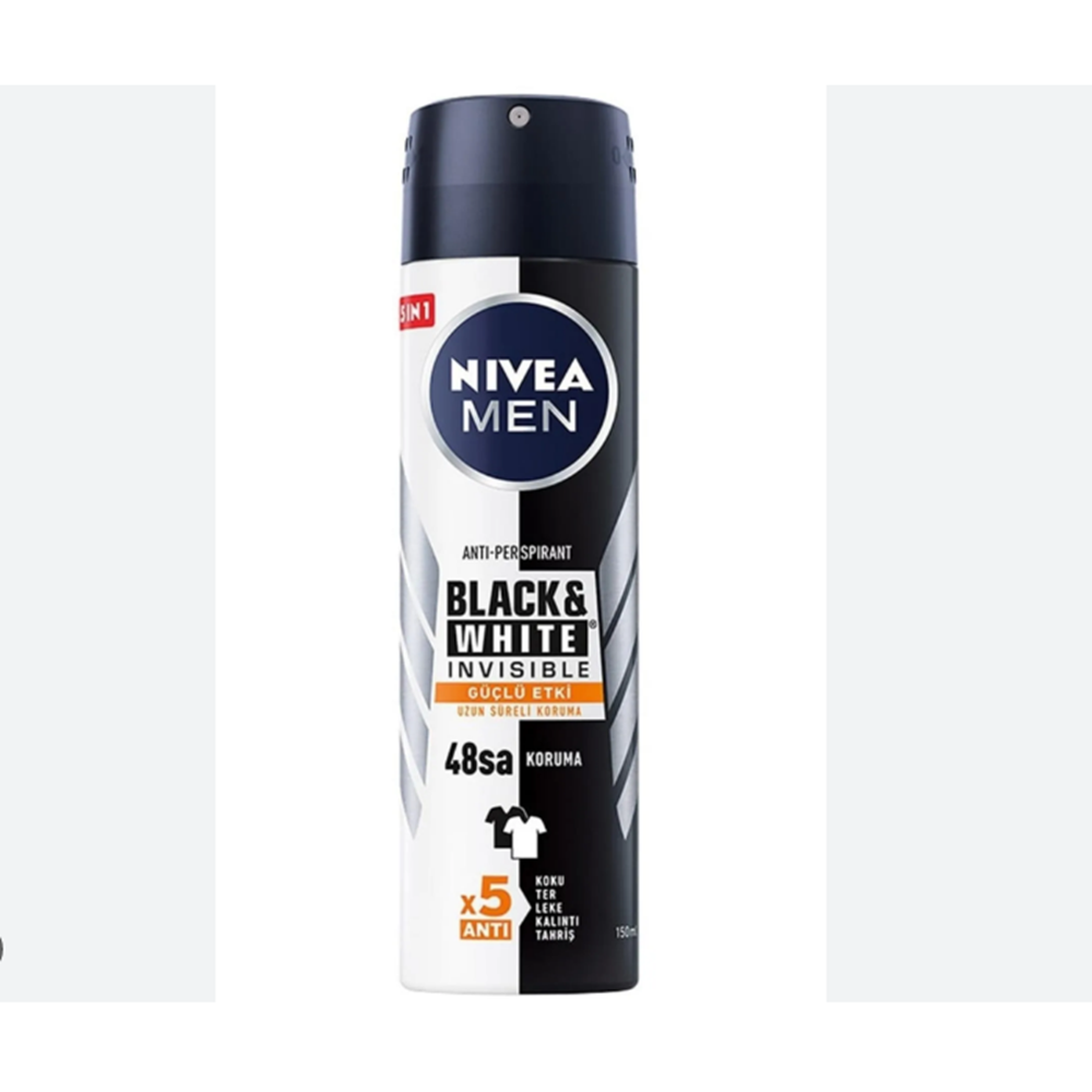 NİVEA MEN DEODORANT BLACK&WHITE GÜÇLÜ ETKİ