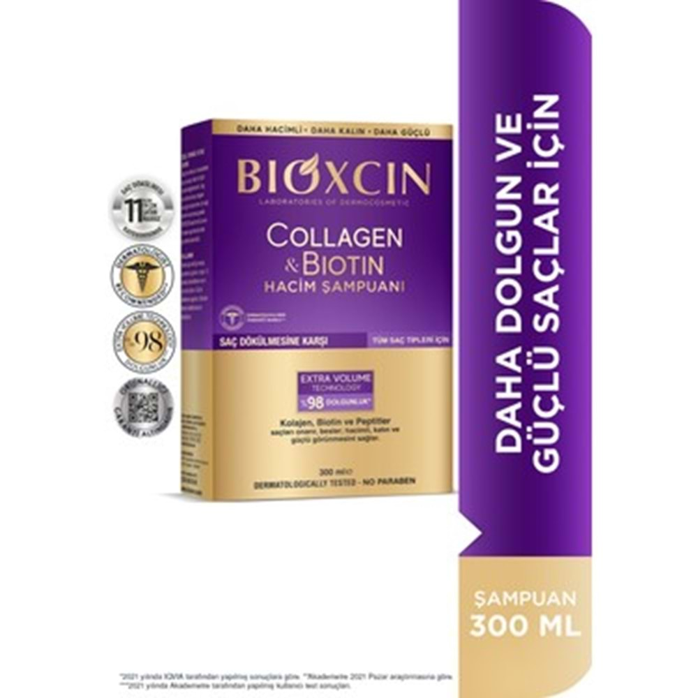 BİOXCİN ŞAMP 300 ML COLLAGEN&BİOTİN