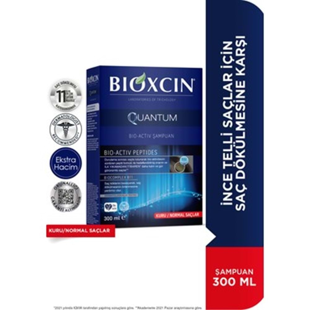 BİOXCİN ŞAMP 300 ML QUANTUM KURU SAÇ