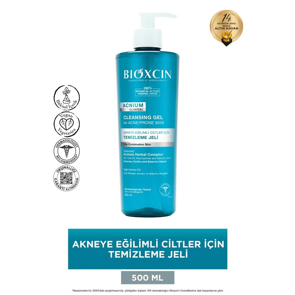 BİOXCİN ACNIUM YÜZ YIKAMA JELİ 500 ML