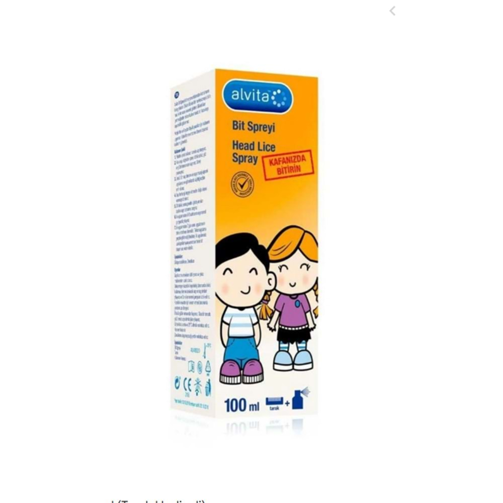 ALVİTA BİT SPREYİ 100 ML