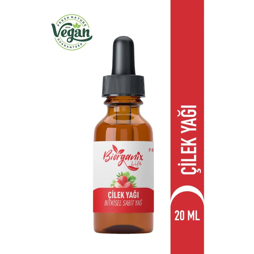 BİORGANİX ÇİLEK YAĞI 20 ML