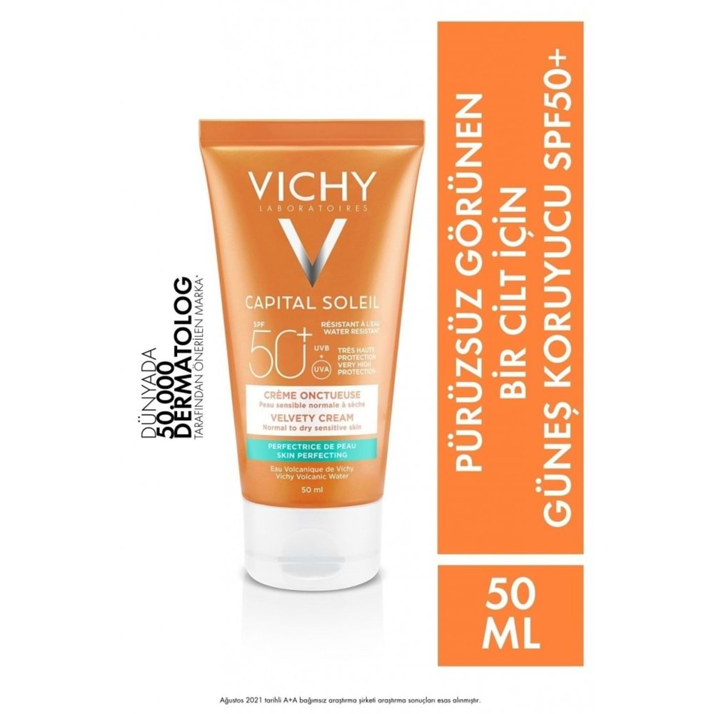 VICHY GÜNEŞ KREMİ CAPİTAL 50 ML VELVETY CREAM