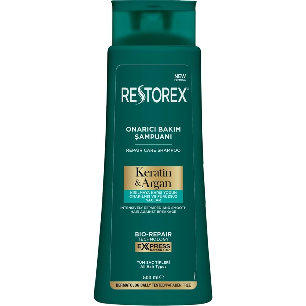 RESTOREX ŞAMPUAN 500 ML KERATİN YEŞİL