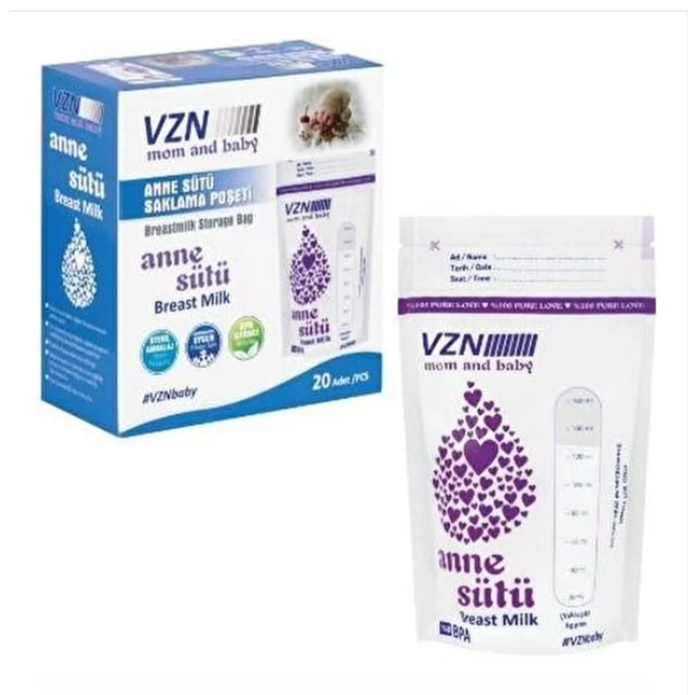 VZN SÜT SAKLAMA POŞETİ 20 Lİ