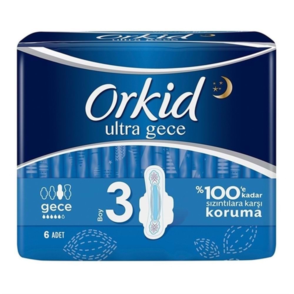 ORKİD ULTRA GECE GÜNDÜZ NO.3 6LI
