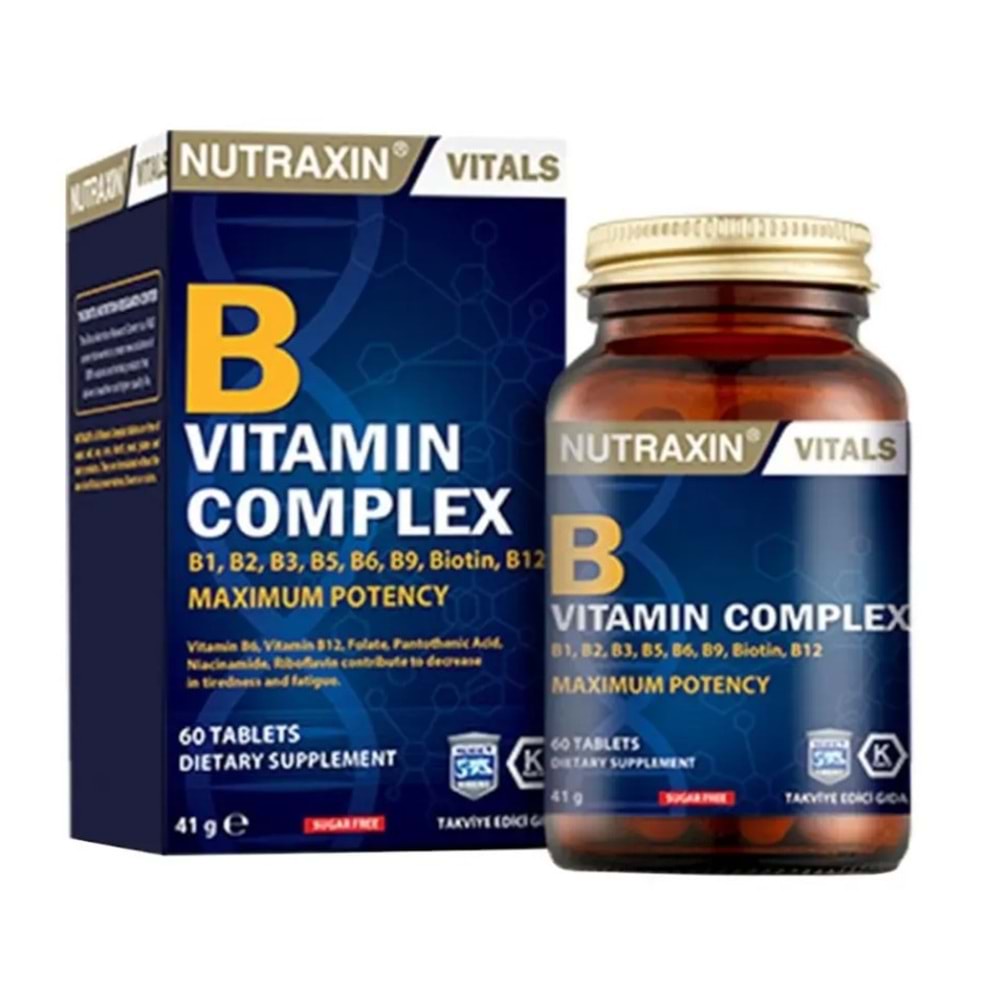 NUTRAXIN VİTAMİN B COMPLEX 60 TABLET