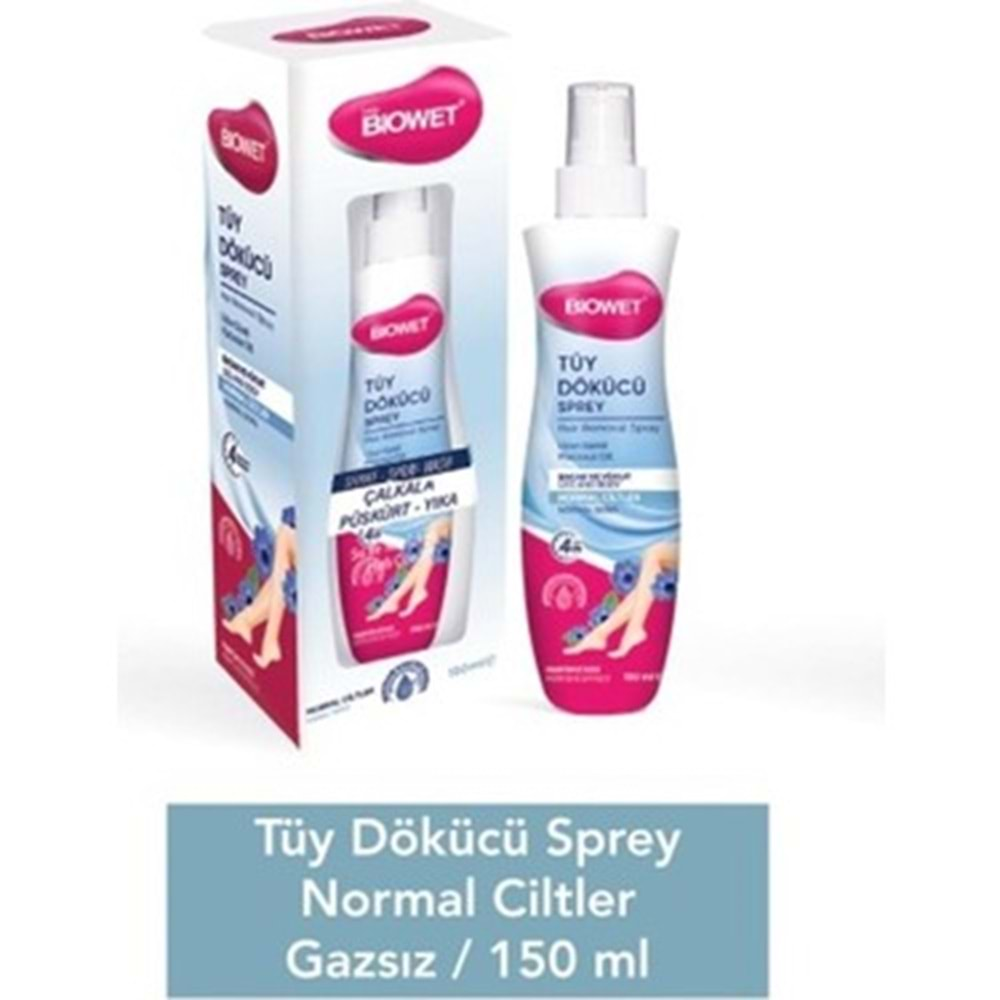 BİOWEET TÜY DÖKÜCÜ SPREY 150 ML HASSAS